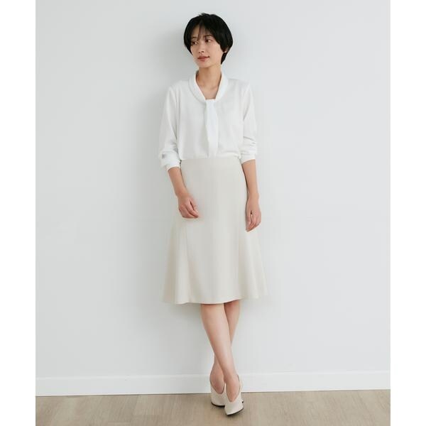 イネド（INED）/《大きいサイズ》 パネルフレアスカート【マルチWAY】