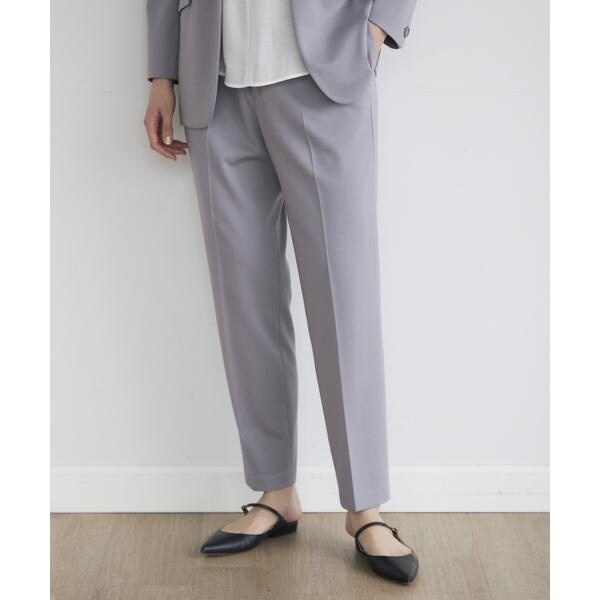 イネド（INED）/《INED CLARO》ポンチテーパードパンツ【セットアップ対応】