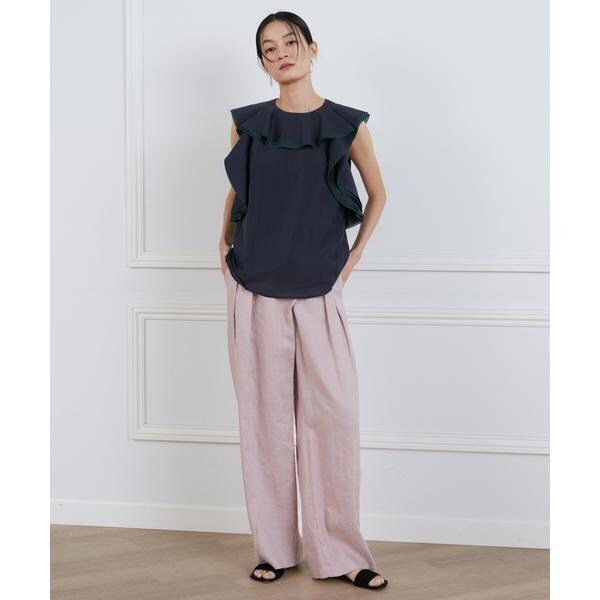 イネド（INED）/リネンラップパンツ《la veille by SUPERIOR CLOSET》