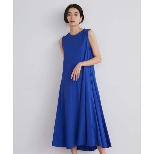 イネド（INED）/《大きいサイズ》ノースリーブフレアワンピース