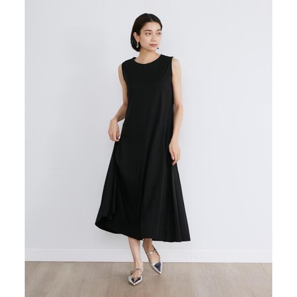 イネド（INED）/《大きいサイズ》ノースリーブフレアワンピース