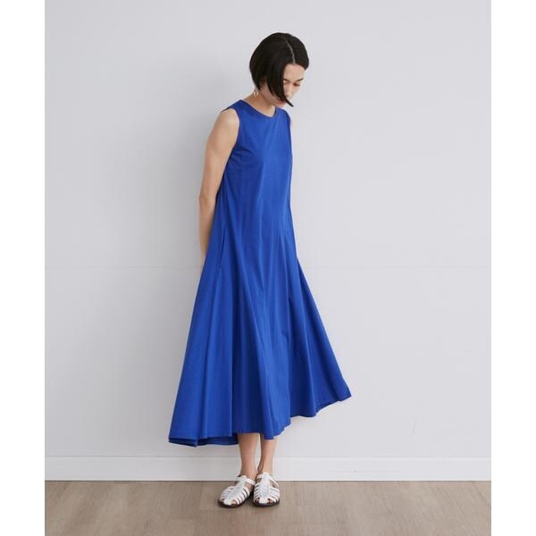 イネド（INED）/《大きいサイズ》ノースリーブフレアワンピース