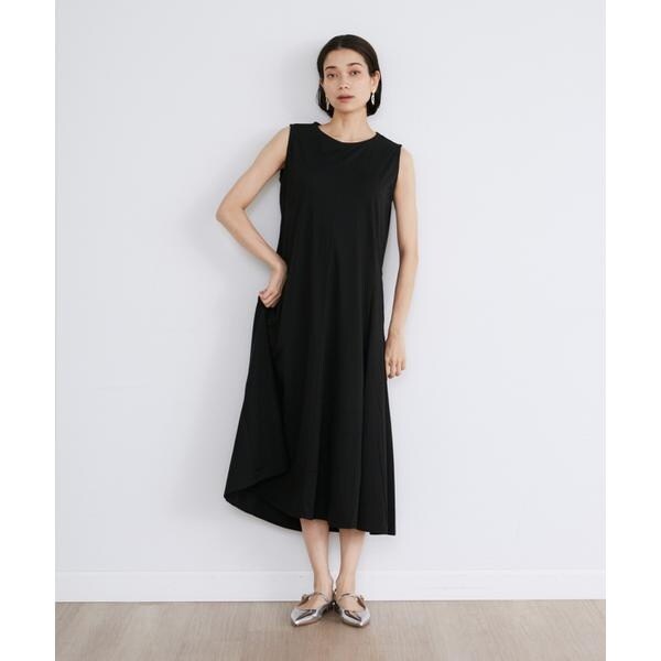 イネド（INED）/《大きいサイズ》ノースリーブフレアワンピース