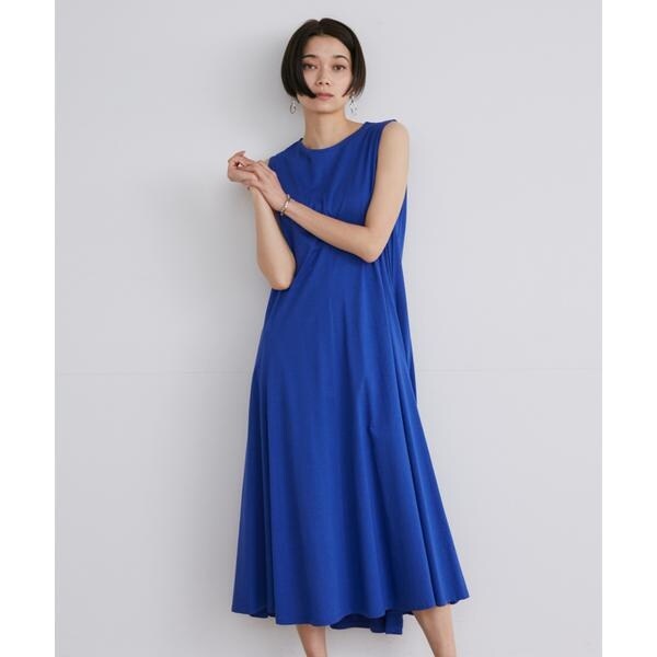 イネド（INED）/《大きいサイズ》ノースリーブフレアワンピース