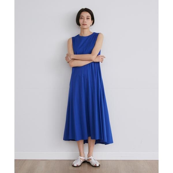 イネド（INED）/《大きいサイズ》ノースリーブフレアワンピース