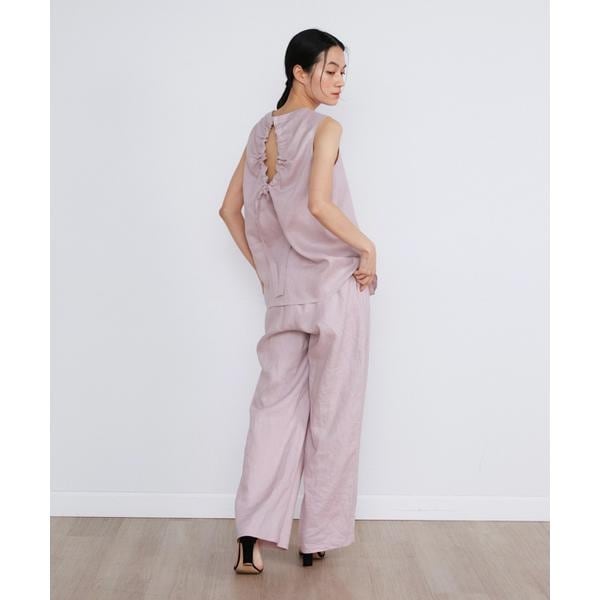 イネド（INED）/リネンボックスプリーツブラウス《la veille by SUPERIOR CLOSET》