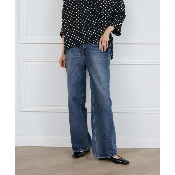 イネド（INED）/《SUPERIOR CLOSET》別注サスペンダー付きワイドデニムパンツ《Healthy DENIM