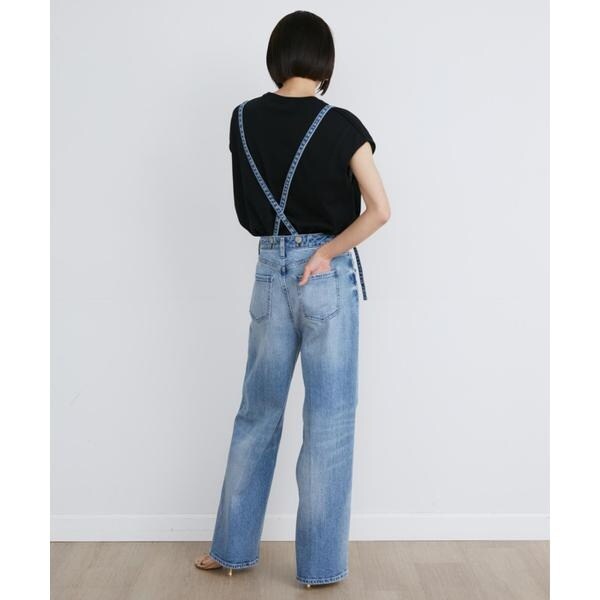 イネド（INED）/《SUPERIOR CLOSET》別注サスペンダー付きワイドデニムパンツ《Healthy DENIM