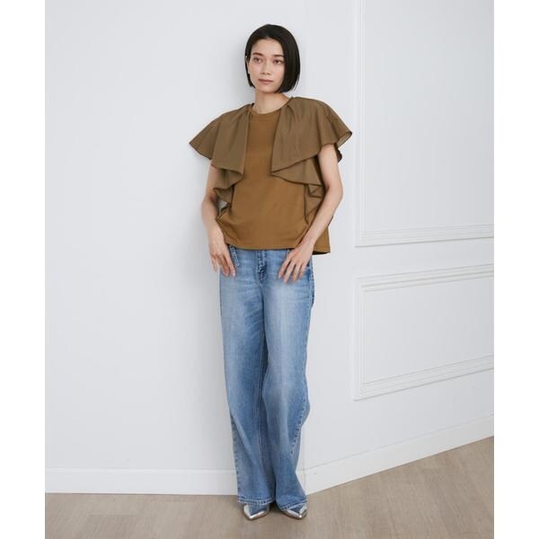 イネド（INED）/《SUPERIOR CLOSET》別注サスペンダー付きワイドデニムパンツ《Healthy DENIM