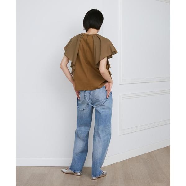 イネド（INED）/《SUPERIOR CLOSET》別注サスペンダー付きワイドデニムパンツ《Healthy DENIM