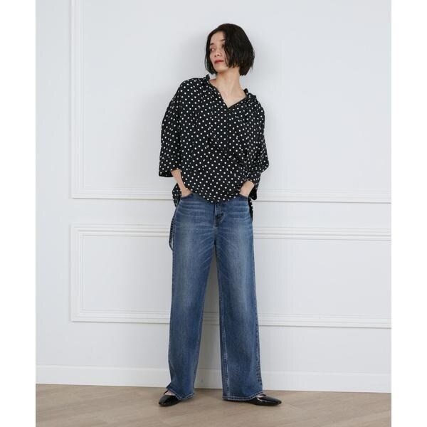 イネド（INED）/《SUPERIOR CLOSET》別注サスペンダー付きワイドデニムパンツ《Healthy DENIM