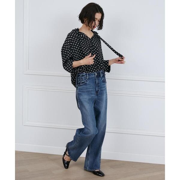 イネド（INED）/《SUPERIOR CLOSET》別注サスペンダー付きワイドデニムパンツ《Healthy DENIM