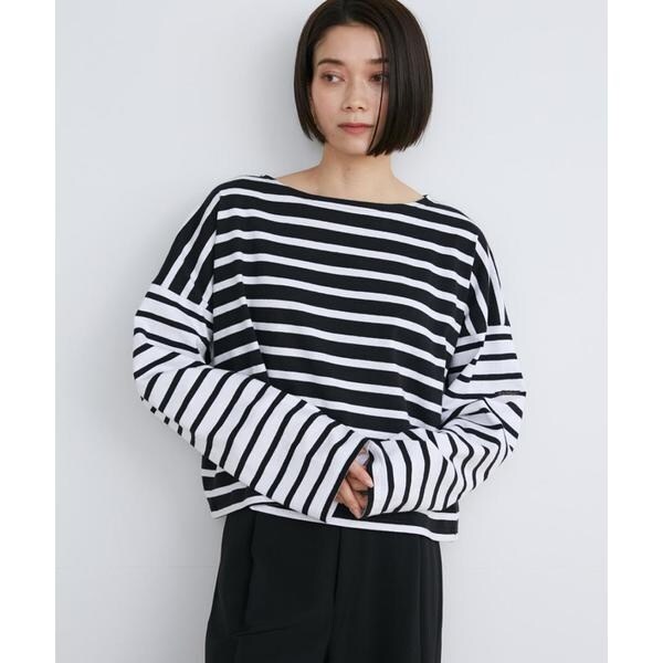 イネド（INED）/《SUPERIOR CLOSET》PETIT COPAIN COURT別注ボーダーTシャツ《Le m