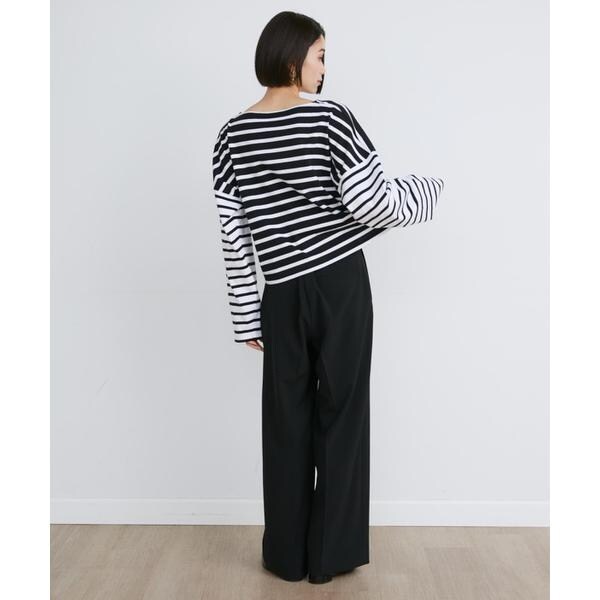 イネド（INED）/《SUPERIOR CLOSET》PETIT COPAIN COURT別注ボーダーTシャツ《Le m