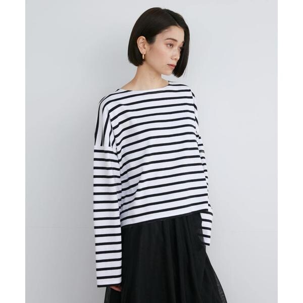 イネド（INED）/《SUPERIOR CLOSET》PETIT COPAIN COURT別注ボーダーTシャツ《Le m