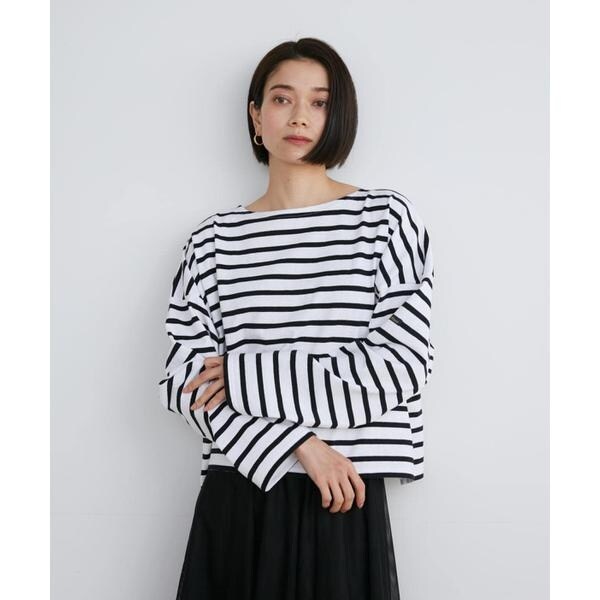 イネド（INED）/《SUPERIOR CLOSET》PETIT COPAIN COURT別注ボーダーTシャツ《Le m