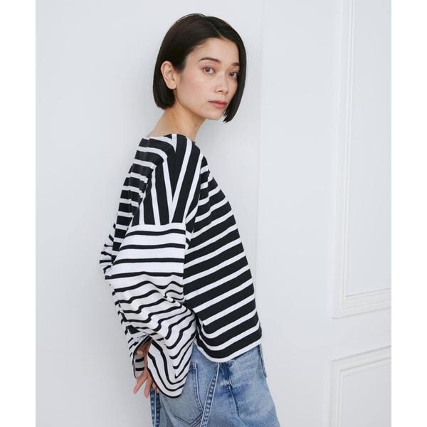 イネド（INED）/《SUPERIOR CLOSET》PETIT COPAIN COURT別注ボーダーTシャツ《Le m