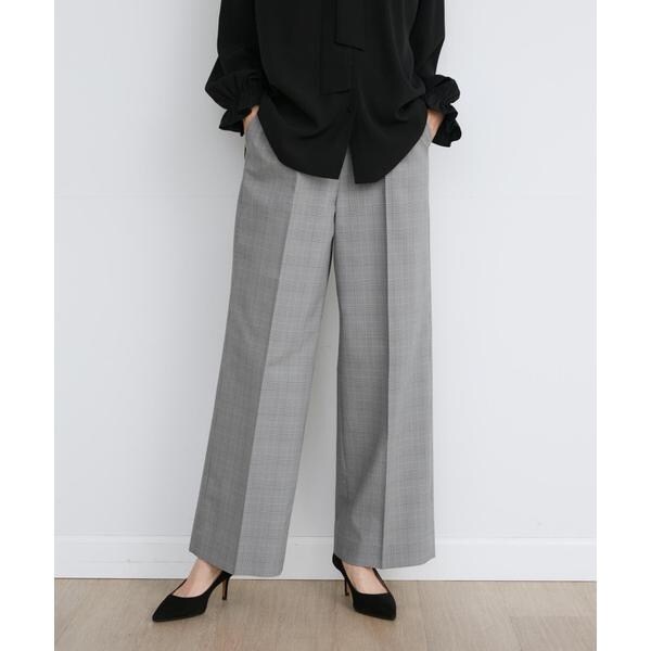 イネド（INED）/《大きいサイズ》Aimee美脚ワイドパンツ
