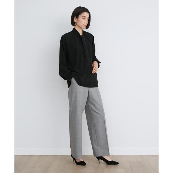 イネド（INED）/《大きいサイズ》Aimee美脚ワイドパンツ