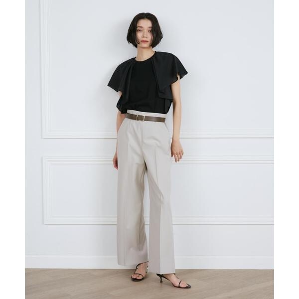 イネド（INED）/《大きいサイズ》Aimee美脚ワイドパンツ
