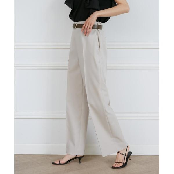 イネド（INED）/《大きいサイズ》Aimee美脚ワイドパンツ