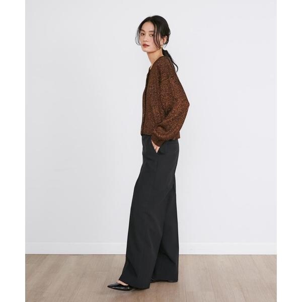 イネド（INED）/《大きいサイズ》Aimee美脚ワイドパンツ