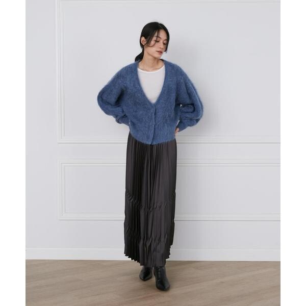 イネド（INED）/サテンプリーツスカート《la veille by SUPERIOR CLOSET》