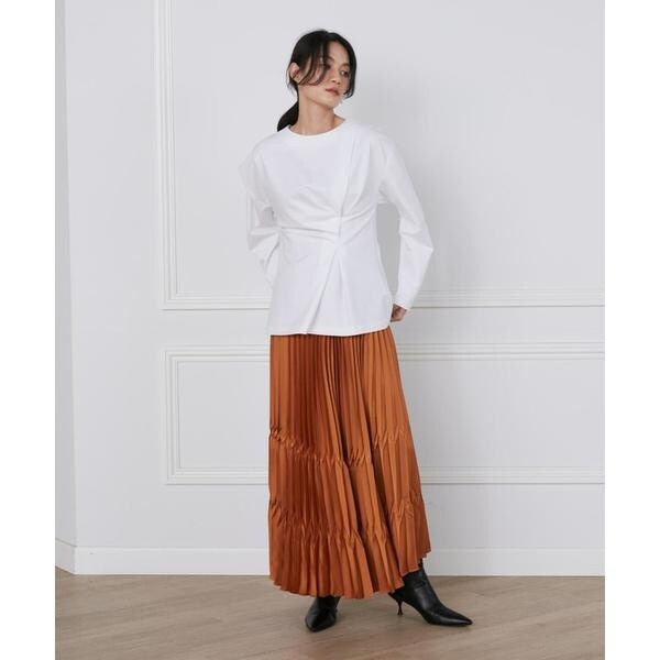 イネド（INED）/アシンメトリーデザインカットソー《la veille by SUPERIOR CLOSET》