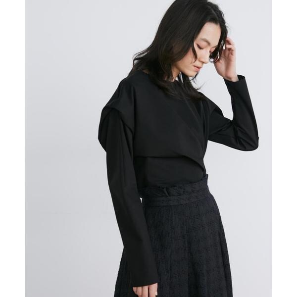 イネド（INED）/アシンメトリーデザインカットソー《la veille by SUPERIOR CLOSET》