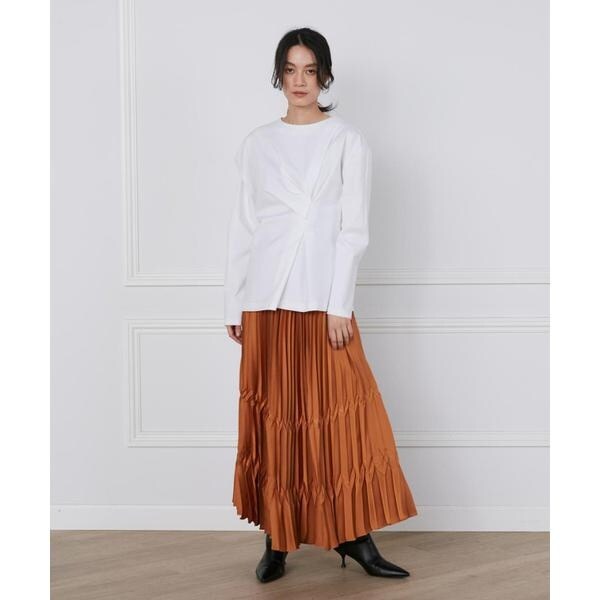 イネド（INED）/アシンメトリーデザインカットソー《la veille by SUPERIOR CLOSET》