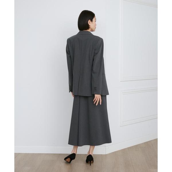 イネド（INED）/《大きいサイズ》2WAYストレッチダブルブレストサイド釦ジャケット