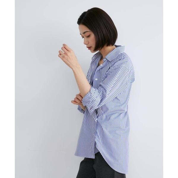 イネド（INED）/オーバーサイズストライプシャツの通販は