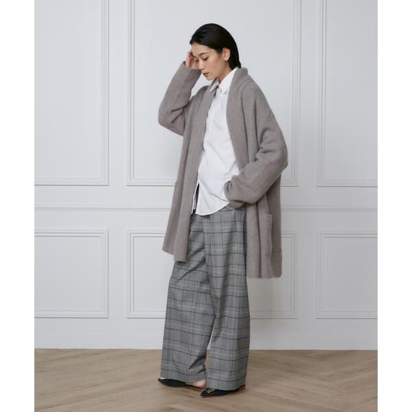 イネド（INED）/《大きいサイズ》ハンマースリーブブラウス