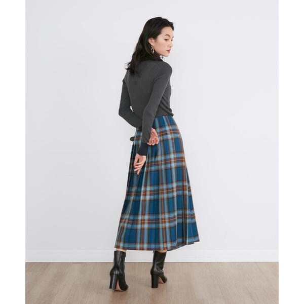 イネド（INED）/別注ラップロングスカート《O’neil of Dublin》