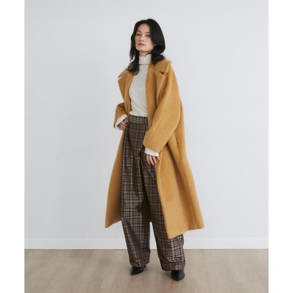 【Max Mara】グリーンギ ロングジャケット カラメル関税送料込！ Max Mara】グリーンギ ロングジャケット カラメル関税送料込