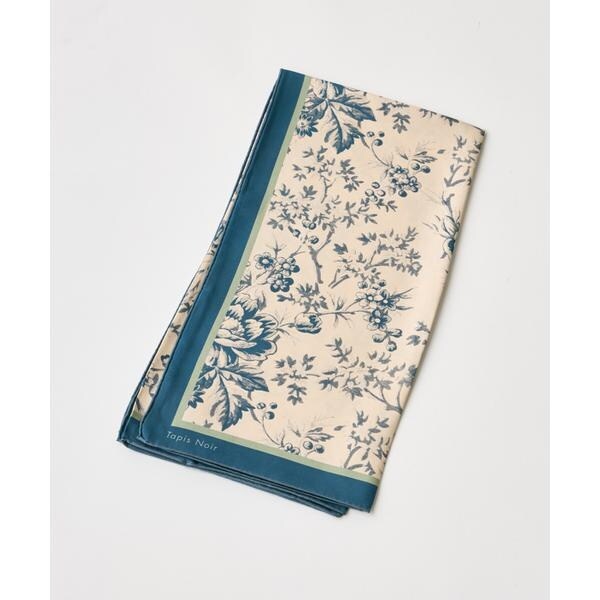 イネド（INED）/《SUPERIOR CLOSET》Classical Blue Toile Scarf《Tapis