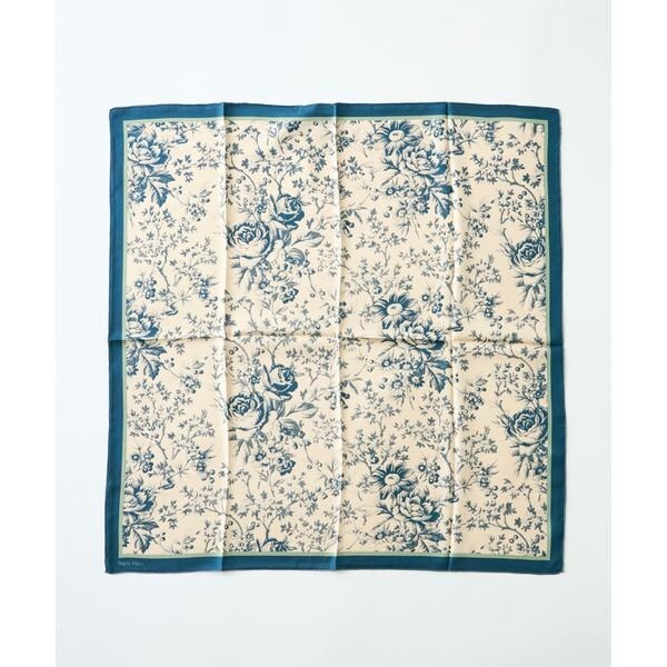 イネド（INED）/《SUPERIOR CLOSET》Classical Blue Toile Scarf《Tapis