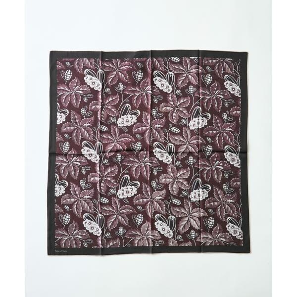 イネド（INED）/《SUPERIOR CLOSET》Classical Bordeaux Bloom Scarf《Ta