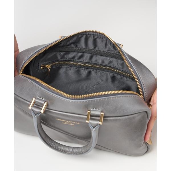 イネド（INED）/《SUPERIOR CLOSET》スクエアボストンショルダーバッグ《CHRISTIAN VILLA》