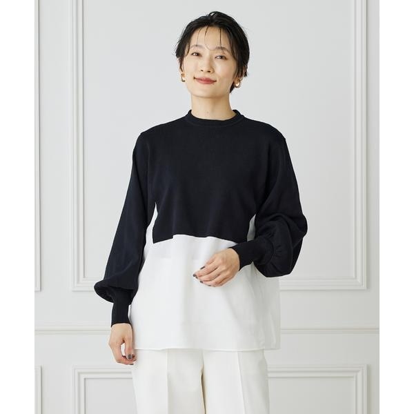 イネド（INED）/《大きいサイズ》ドッキングニット