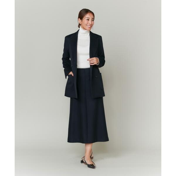 イネド（INED）/《大きいサイズ》カシミヤAラインスカート《大草直子コラボ》《COLOMBO》