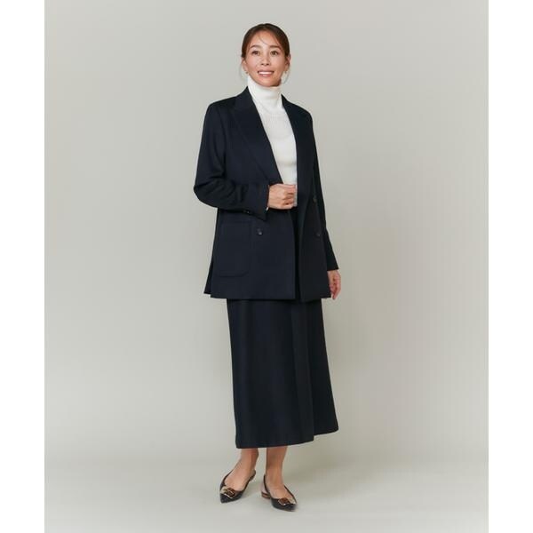 イネド（INED）/《大きいサイズ》カシミヤAラインスカート《大草直子コラボ》《COLOMBO》