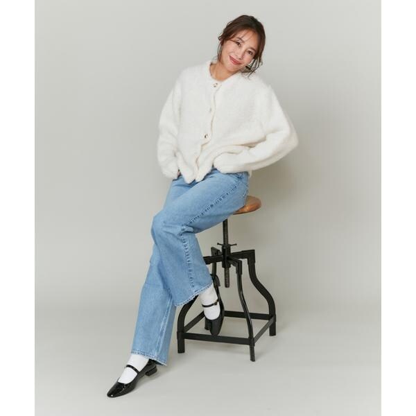 イネド（INED）/《SUPERIOR CLOSET》別注ハイライズストレートデニム《upper hights》