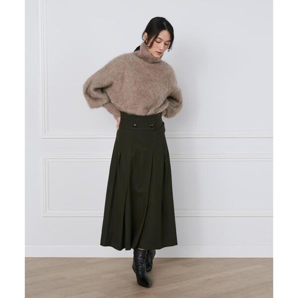 イネド（INED）/フラノストレッチラップ風スカート《la veille by SUPERIOR CLOSET》