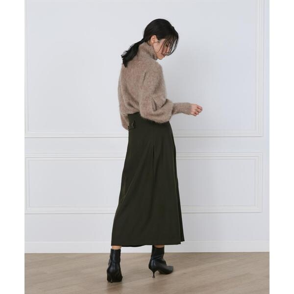 イネド（INED）/フラノストレッチラップ風スカート《la veille by SUPERIOR CLOSET》