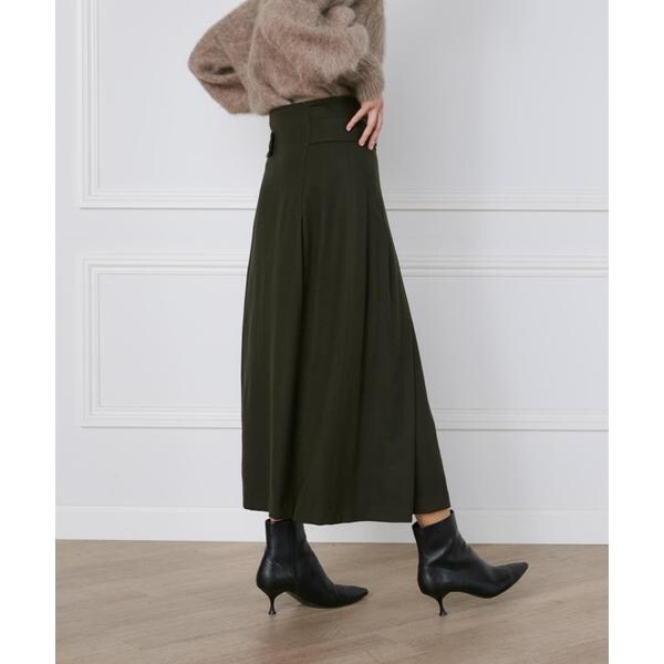 イネド（INED）/フラノストレッチラップ風スカート《la veille by SUPERIOR CLOSET》