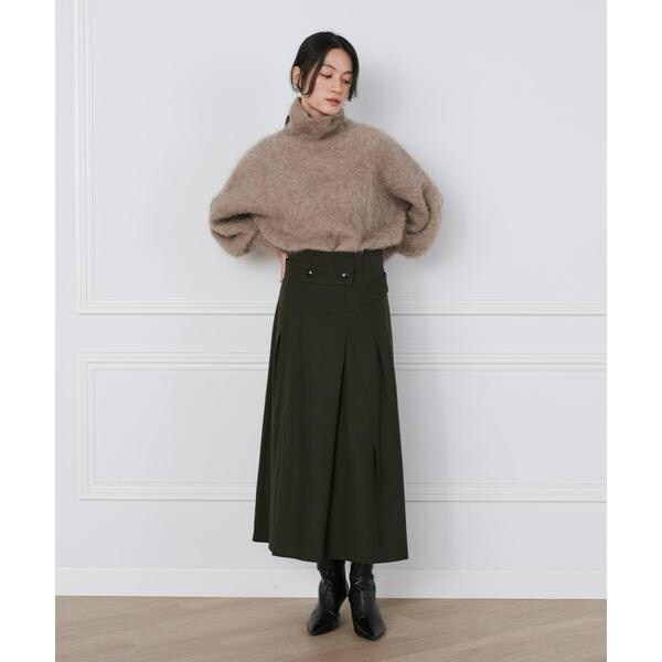 イネド（INED）/フラノストレッチラップ風スカート《la veille by SUPERIOR CLOSET》