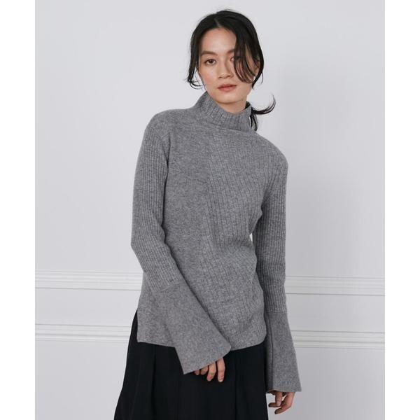 イネド(INED)/ウールカシミヤアシンメトリーリブニット《la veille by SUPERIOR CLOSET》の通販は イネド(INED)/ウールカシミヤアシンメトリーリブニット《la veille by SUPERIOR CLOSET》の通販は