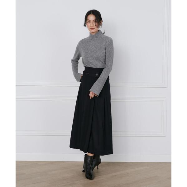 イネド(INED)/ウールカシミヤアシンメトリーリブニット《la veille by SUPERIOR CLOSET》の通販は イネド(INED)/ウールカシミヤアシンメトリーリブニット《la veille by SUPERIOR CLOSET》の通販は