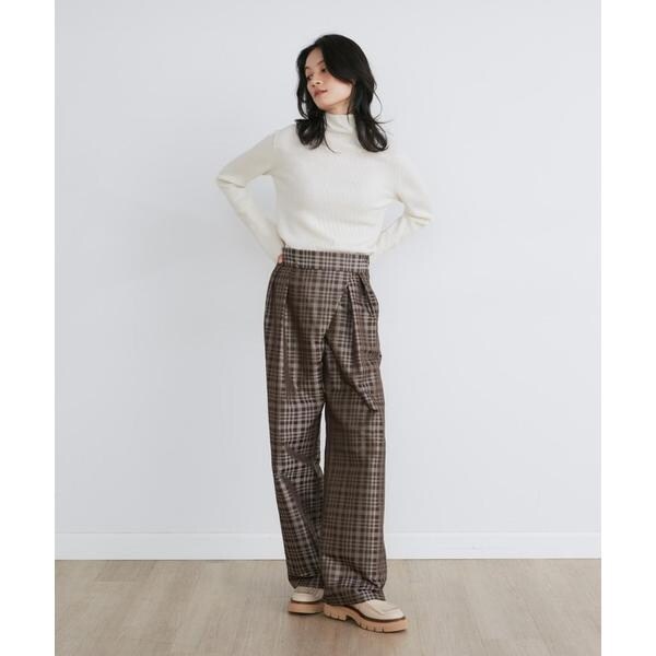 イネド(INED)/ウールカシミヤアシンメトリーリブニット《la veille by SUPERIOR CLOSET》の通販は イネド(INED)/ウールカシミヤアシンメトリーリブニット《la veille by SUPERIOR CLOSET》の通販は